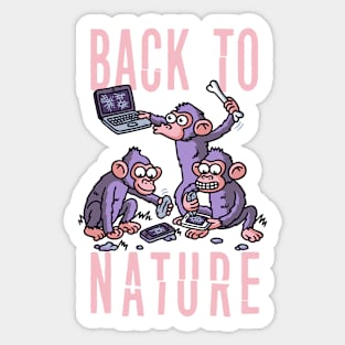 Back to Nature Sticker